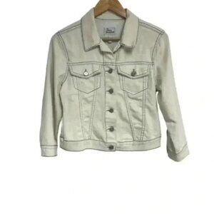 True Freedom Women’s Crop Demin Jacket, , Size Small, Pale Blue Vintage, Western